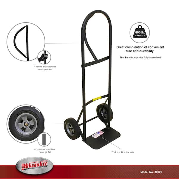 600 lb. Capacity P-Handle Truck