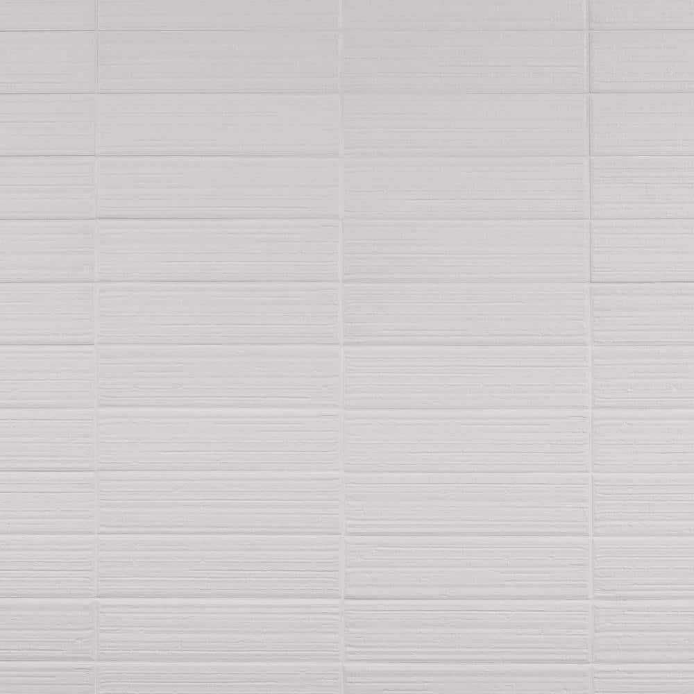 Cloud White 3" x 10" Matte Ceramic Subway Wall Tile
