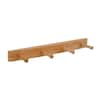 Spectrum 15-1/2 in. L Decorative 4-Peg Wall Mount Wood Rack 82109 - The  Home Depot