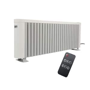 1500-Watt 19.3 in. Electric Ceramic Heater in White with LED Digital Display