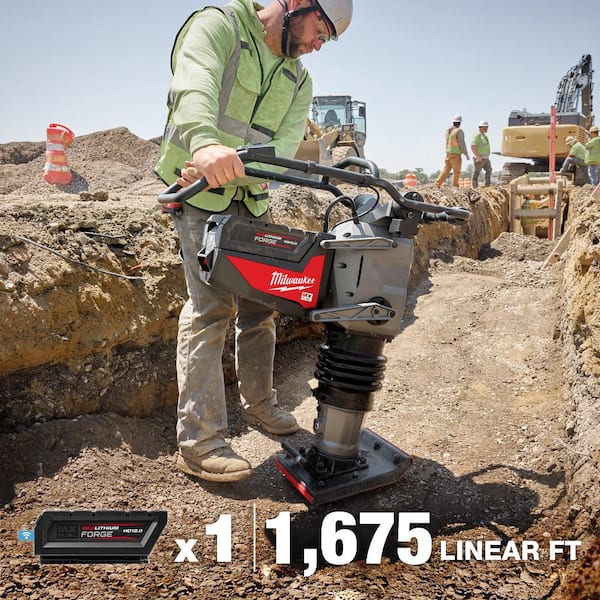 Milwaukee MX FUEL 70 KG Rammer Kit with (2) MX FUEL FORGE HD12.0