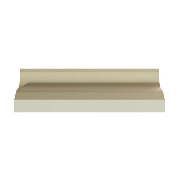 Ekena Millwork Midland 6.25 in. D x 9.625 in. W x 96 in. L Polyurethane Crown Moulding