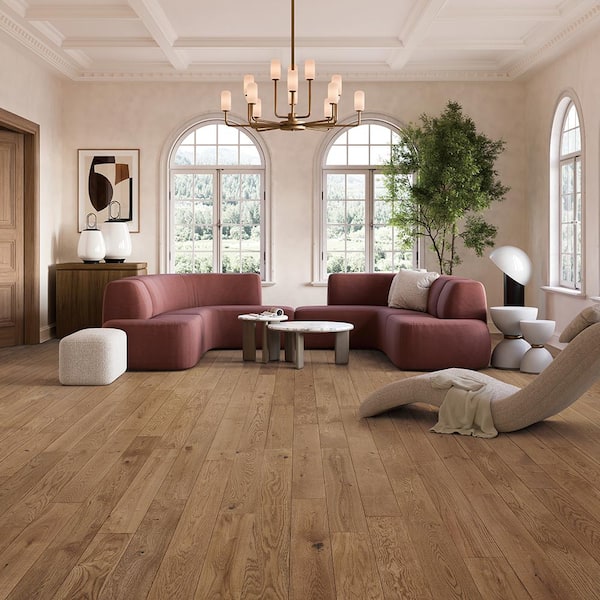 Glenwood French Oak 3/4 in. Thick x 5 in. Wide Smooth Solid Hardwood Flooring (22.6 sq. ft./Case)