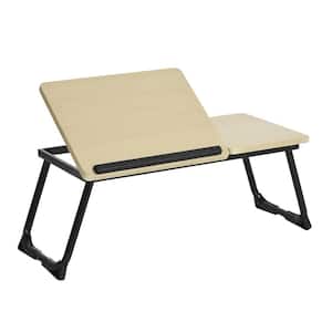 Laptop Tray Light Wood Adjustable Table