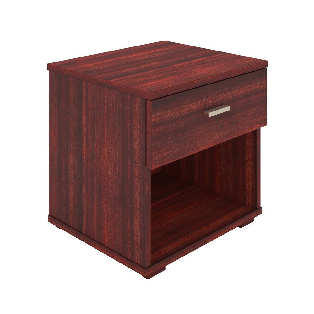 Nikalus Contemporary Cherry Single Drawer Nightstand
