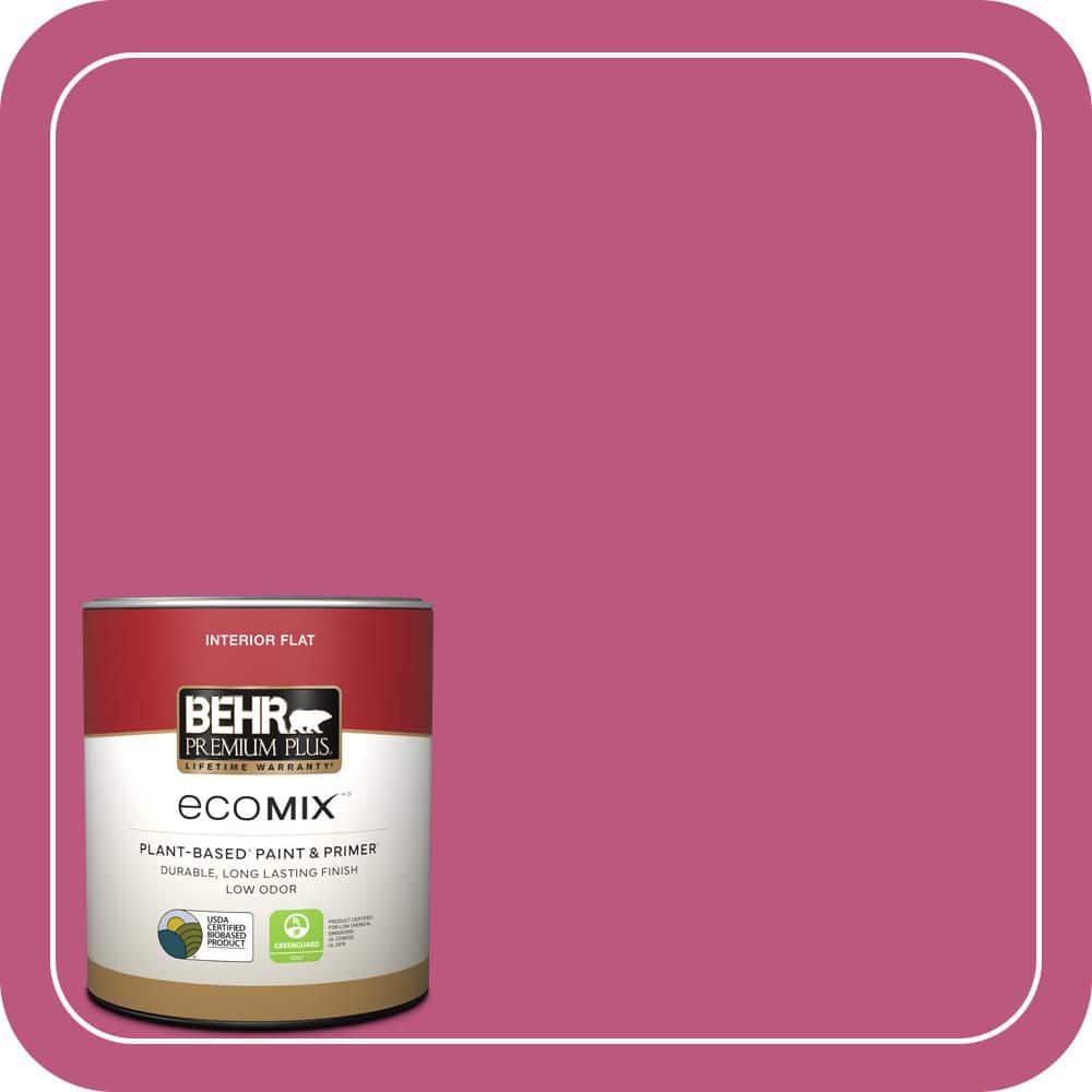 1 qt. #S-G-100 Tutti Frutti Flat EcoMix Plant-Based Interior Paint & Primer price history on PriceWatchPro