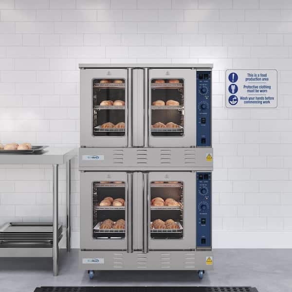 Migali C-CO1-LP Single Full Size Liquid Propane Convection Oven - 46,000  BTU, Floor Model