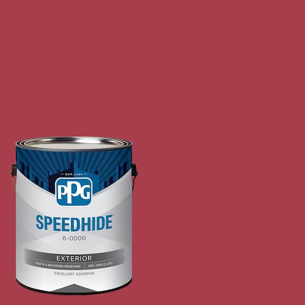SPEEDHIDE 1 gal. PPG1186-7 Red Licorice Semi-Gloss Exterior Paint