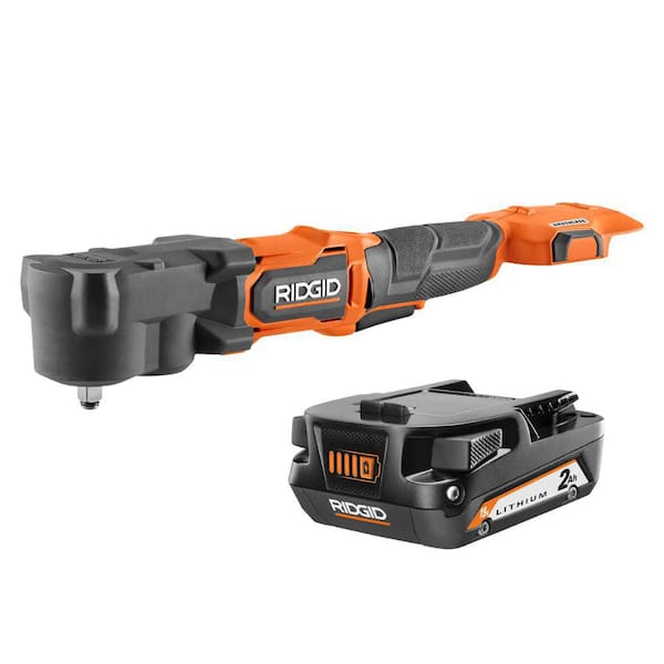 18V SubCompact Brushless 3/8 in. Right Angle Impact Wrench with 2.0 Ah Battery