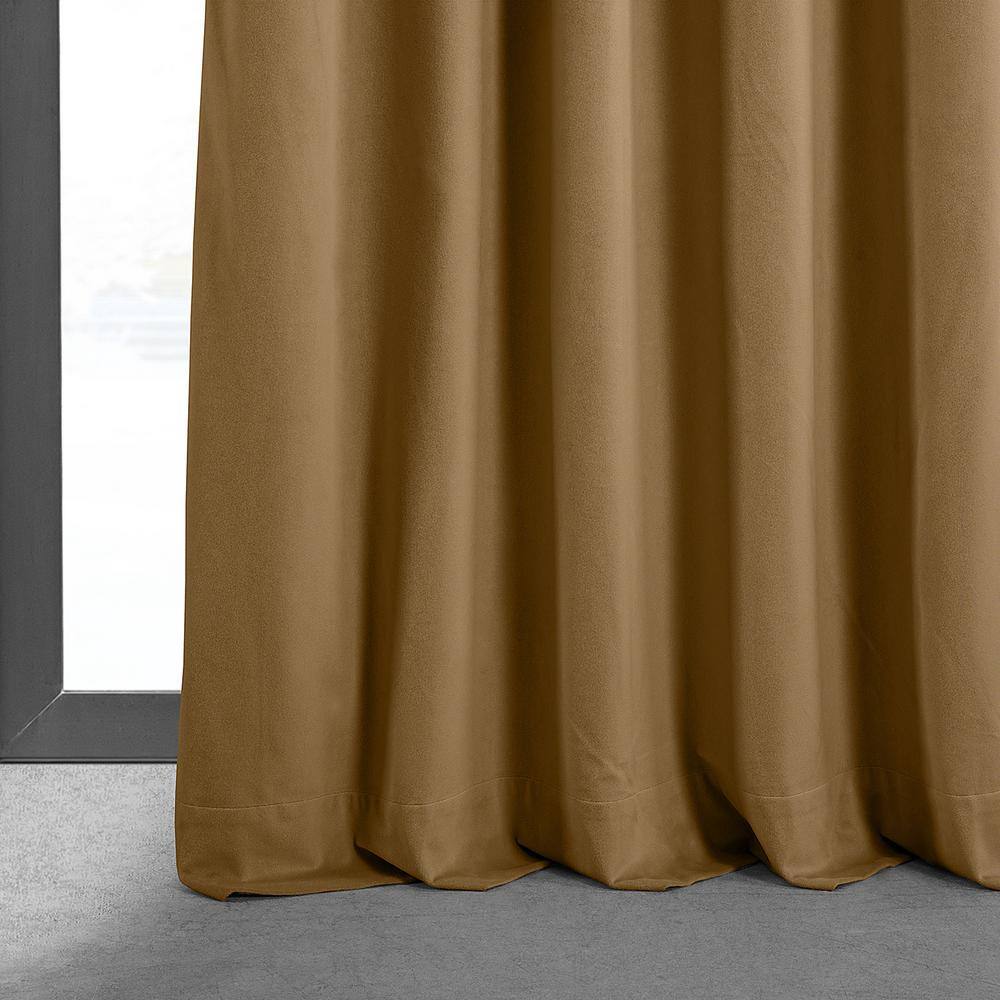 Burgundy Velvet Blackout Window Panel 50" x 108"