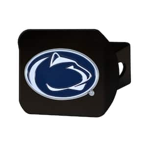 NCAA Penn State Color Emblem on Black Hitch Cover
