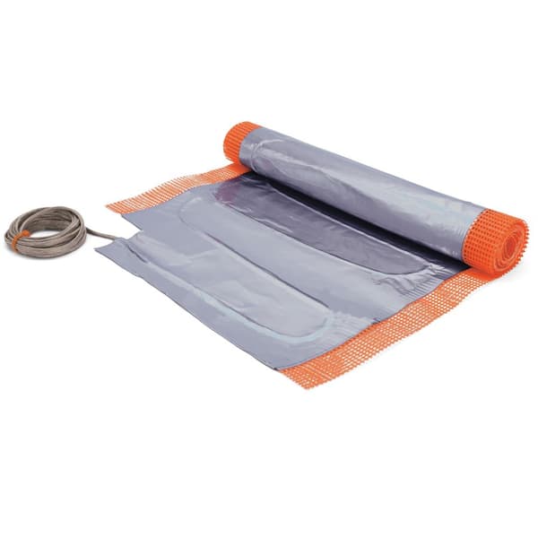 4 ft. x 16 in. 120-Volt Retrofit Radiant Floor Heating Mat for Under Existing Floors and Subfloors (Covers 5.3 sq. ft.)