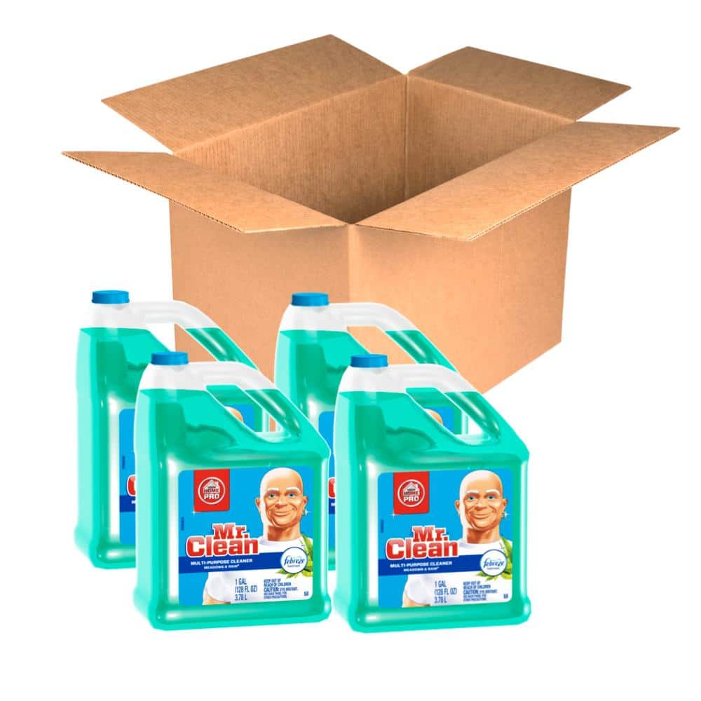 Mr. Clean 1 Gal. Lemon Scent Finished Floor Cleaner (Case of 3) PGC02621CT  - The Home Depot