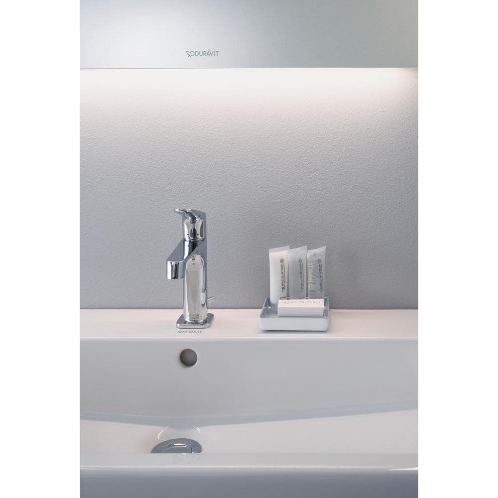 Vero White Ceramic Wall-Mount Rectangular Bathroom Sink