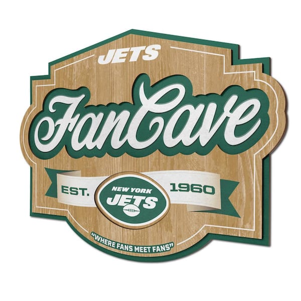 New York Jets Fan Cave Decorative Sign