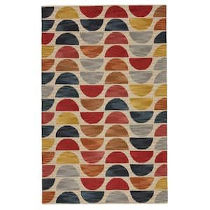Carson Hand-Tufted 9 ft. X 12 ft. Multicolor Rectangle Area Rug
