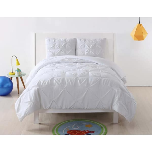 My World Anytime 2-Piece White Twin XL Comforter Set