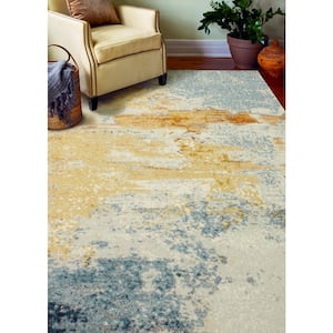 Everek Multi 5 ft. x 8 ft. (5' x 7'6") Abstract Contemporary Area Rug
