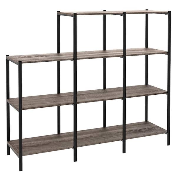 ClosetMaid 4-Tier Weathered Gray Freestanding Shelving Unit for Living Rooms and Home Offices