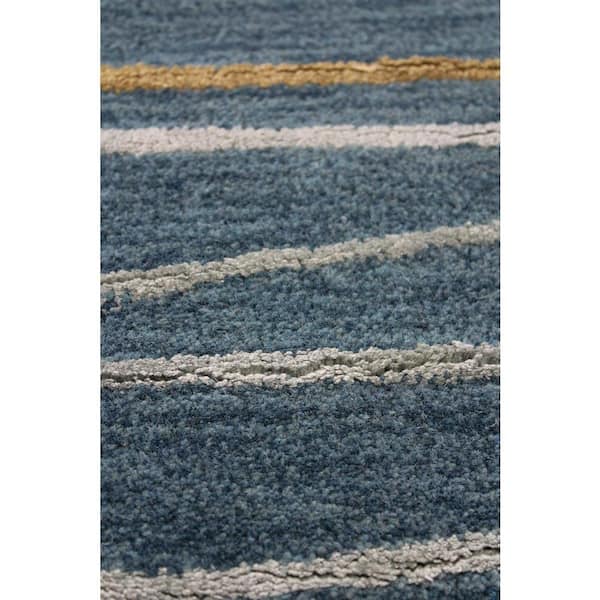 BASHIAN - Greenwich Azure 9 ft. x 12 ft. (8 ft. 6 in. x 11 ft. x 6 in.) Abstract Contemporary Area Rug