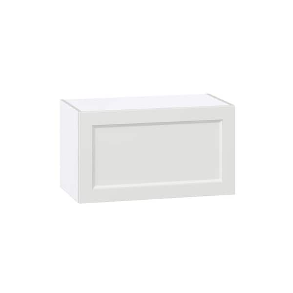 J COLLECTION Alton Painted White Shaker Assembled Wall Bridge Kitchen ...