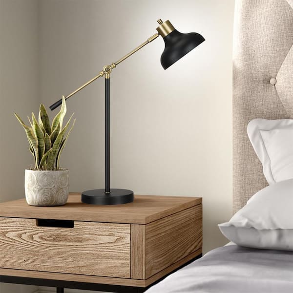 Cresswell 28 625 In Matte Black And, Mid Century Modern Table Lamps