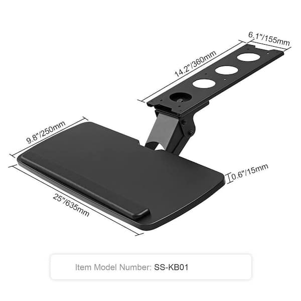 SKYSHALO Keyboard Tray under Desk Adjustable Height, Height and