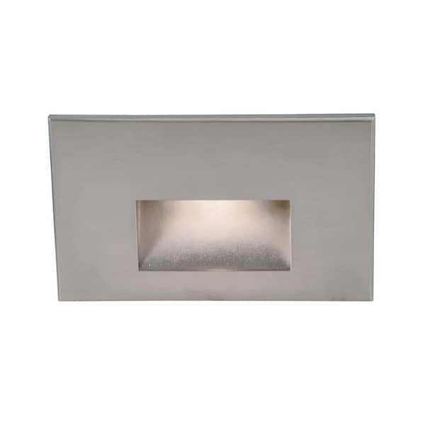 Wall and Stair Light - 68 Lumens Line Voltage Stainless Steel Integrated LED Hardwired - 3000K