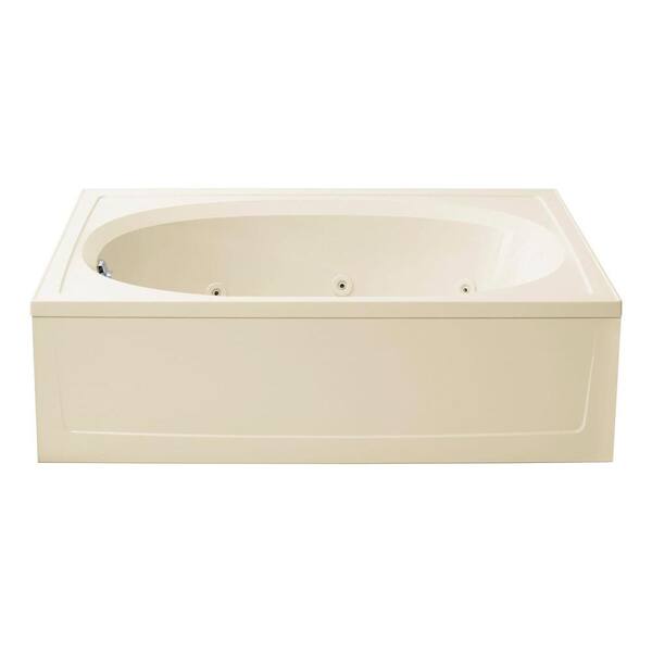 STERLING Tranquility 5 ft. Whirlpool Tub in Almond