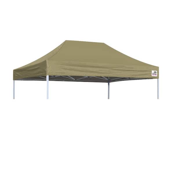 Terracemaster USA Pop Up 8 ft. x 12 ft. Replacement Canopy Tent Top Cover, Instant Ez Canopy Top Cover ONLY (khaki)