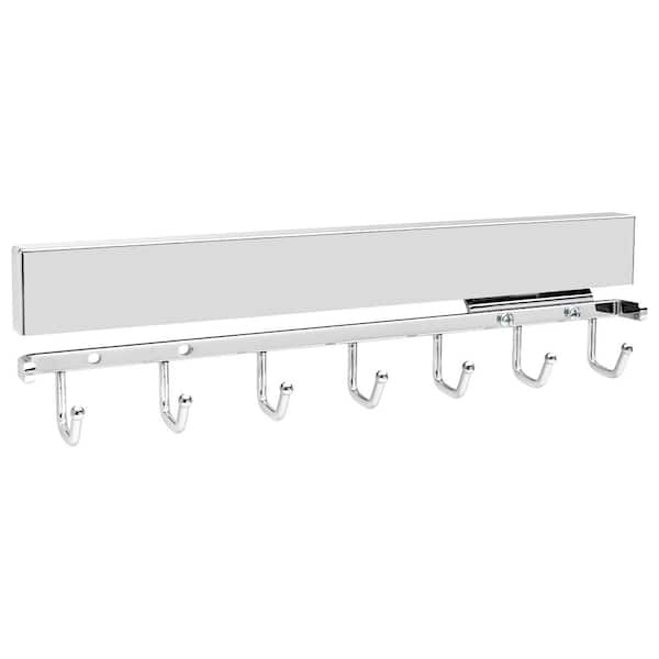 Rev-A-Shelf Sidelines 14 in. W Chrome Deluxe Belt Rack Organizer