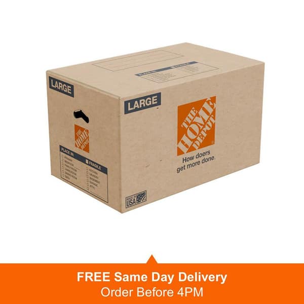 Large Moving, Shipping, Packing Box with Handles