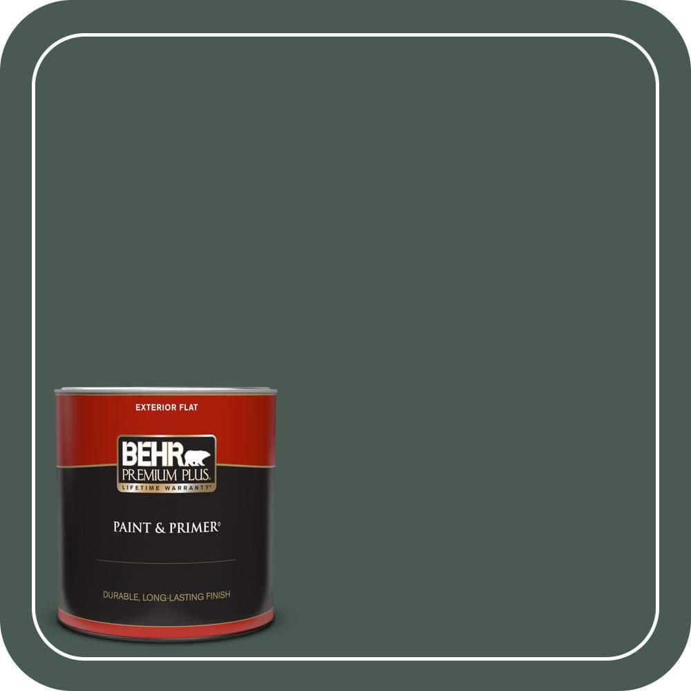 1 qt. #S420-7 Secluded Woods Flat Exterior Paint & Primer price history on PriceWatchPro