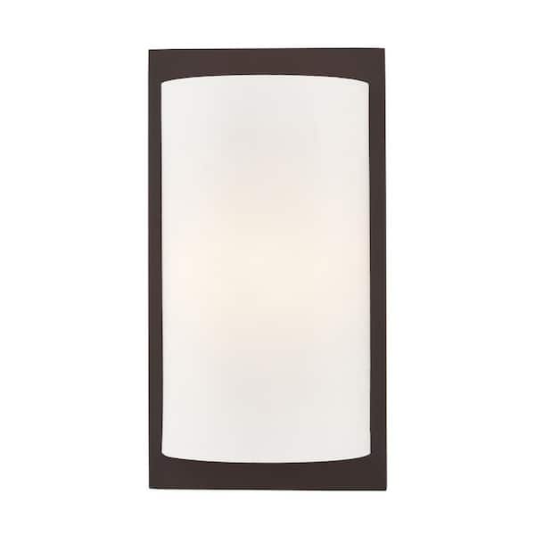 Livex Lighting Meridian 1 Light Bronze Wall Sconce