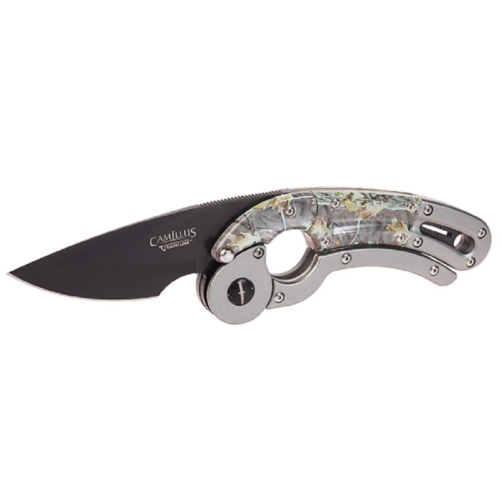 UPC 016162190787 product image for Camillus Dominator 2.25 in. Stainless Steel Drop Point Fixed Blade Knife with Bl | upcitemdb.com