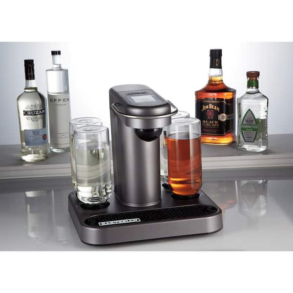 BARTESIAN Grey Cocktail Machine with Premium Glass Bottles
