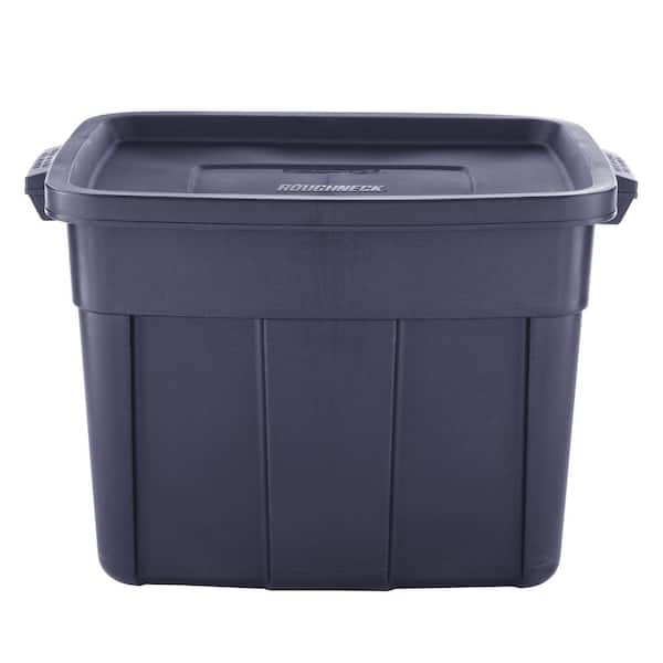 Rubbermaid Roughneck 18 gal. Rugged Stackable Storage Tote Container (6-pack)