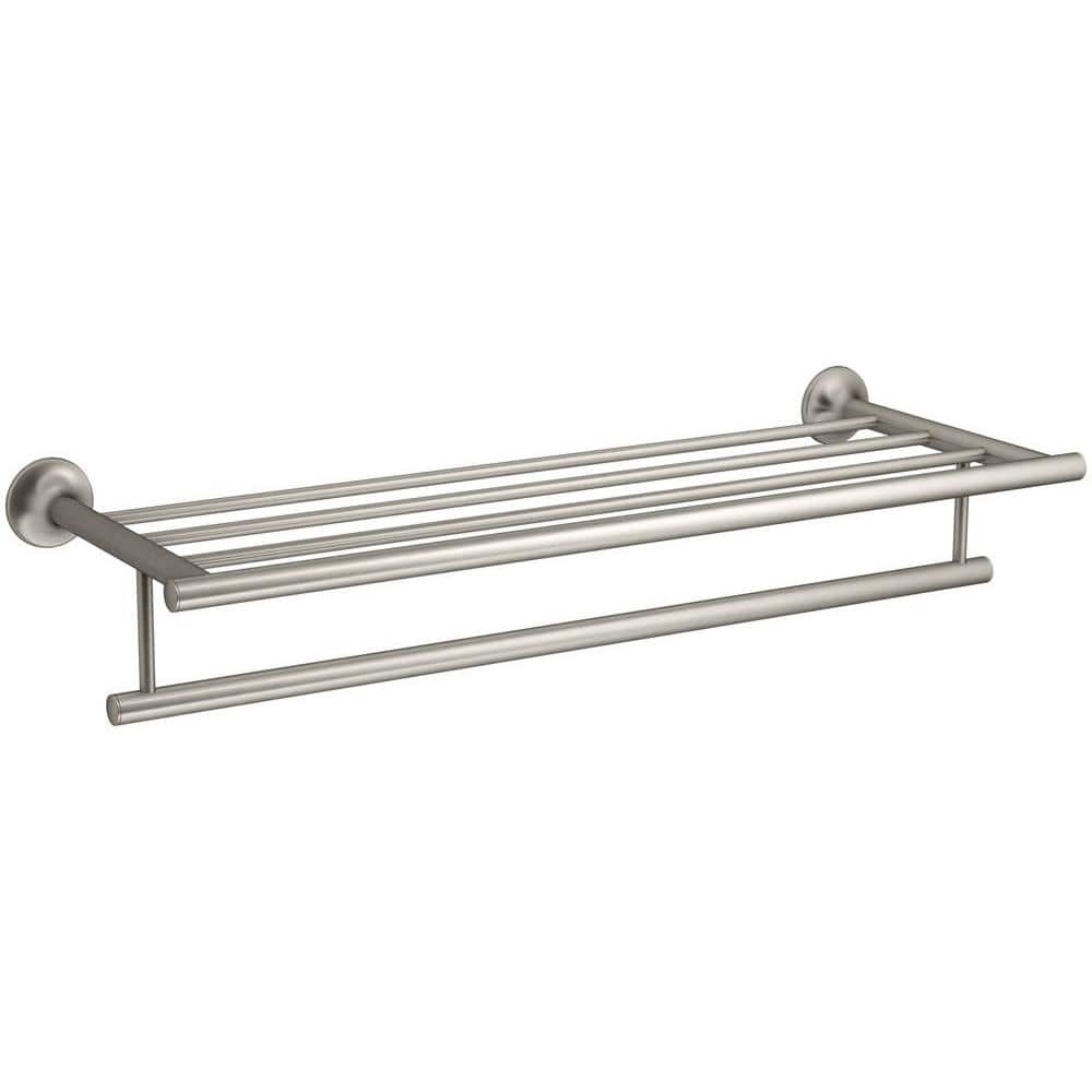 KOHLER Coralais 24 in. Hotelier Double Towel Bar in Vibrant Brushed