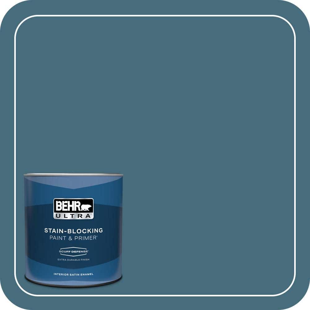 1 qt. #S480-6 Poseidon Extra Durable Satin Enamel Interior Paint & Primer price history on PriceWatchPro