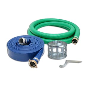 4 in. Trash Water Pump Hose Kit