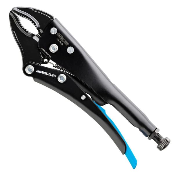 Channellock 10 in. Locking Pliers, Curved Jaw
