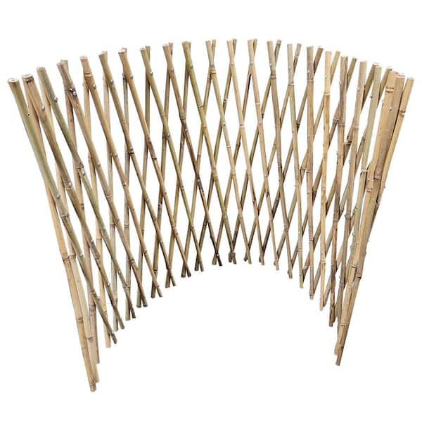60 in. H Flexible Bamboo Fence Trellis