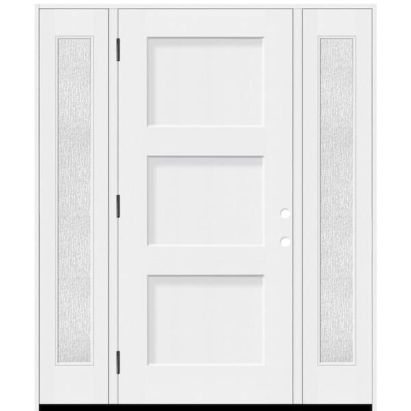 Steves & Sons Legacy 72 in. x 80 in. 3 Panel Craftsman RHOS