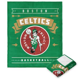 NBA Hardwood Classic Celtics Multicolor Polyester Silk Touch Throw Blanket