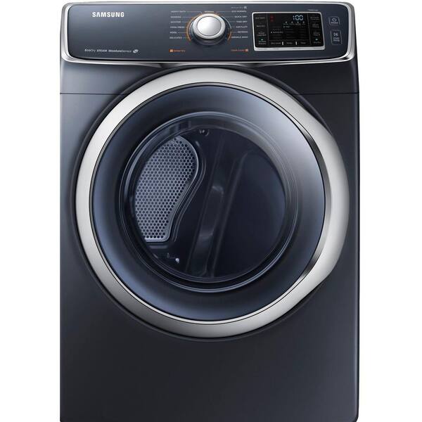Samsung 7.5 cu. ft. Electric Dryer with Steam in Onyx