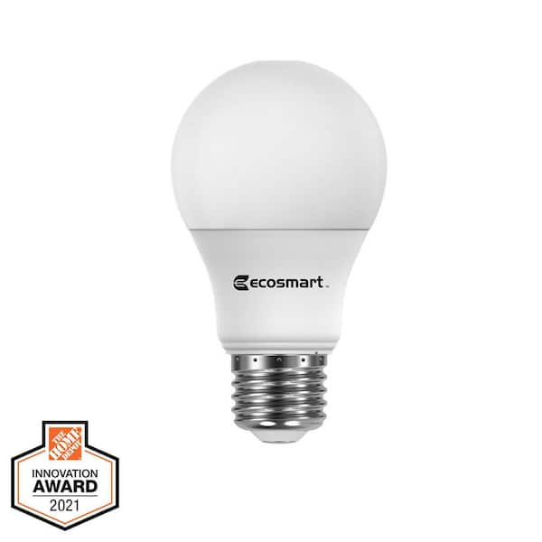 EcoSmart 60-Watt Equivalent Smart A19 LED Light Bulb Tunable White (1-Bulb) Powered by Hubspace