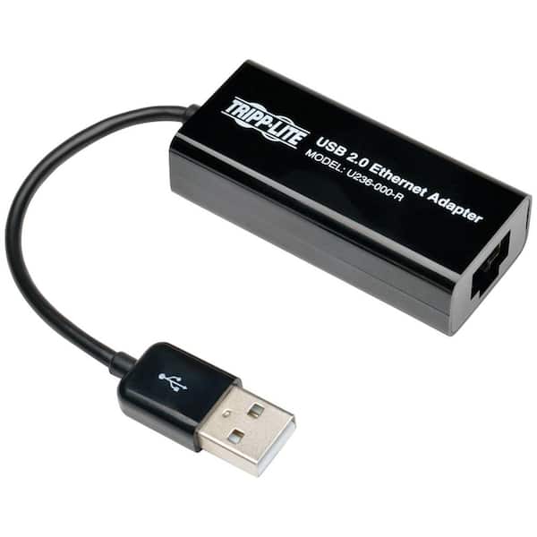 Tripp Lite USB 2.0 High-Speed to Ethernet NIC Network Adapter - Home Depot