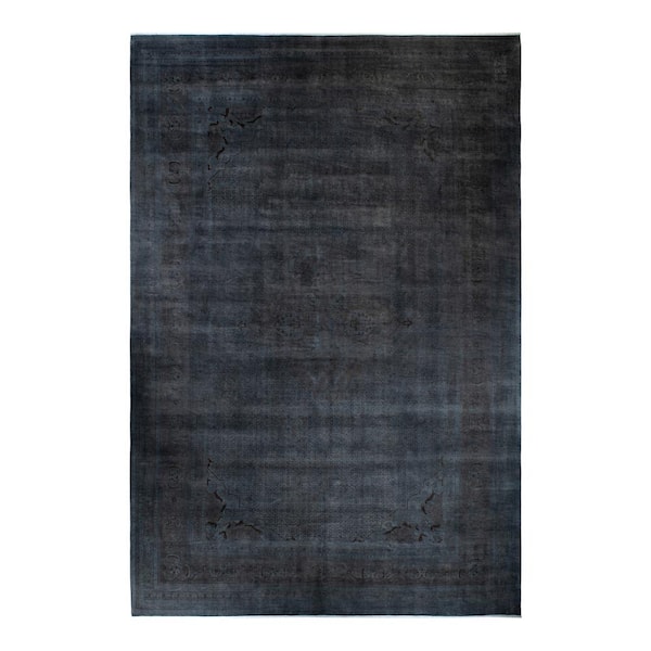 Fine Vibrance One-of-a-Kind Light Gray - 18 ft. 4 in. x 12 ft. 5 in. Handmade Area Rug