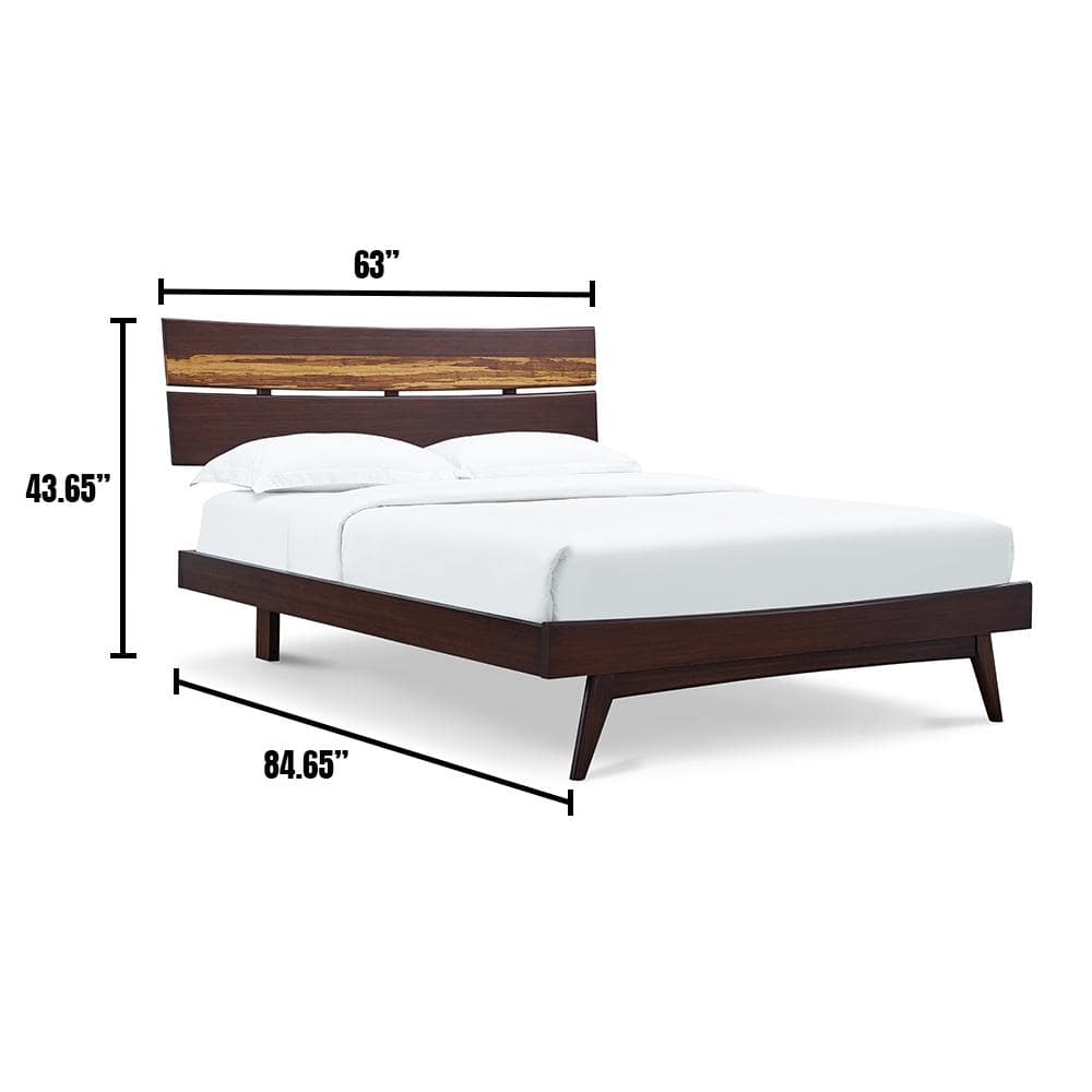 Reviews for Greenington Azara Sable Dark Brown Wood Queen Platform Bed ...