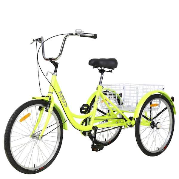 Yellow 2025 adult tricycle